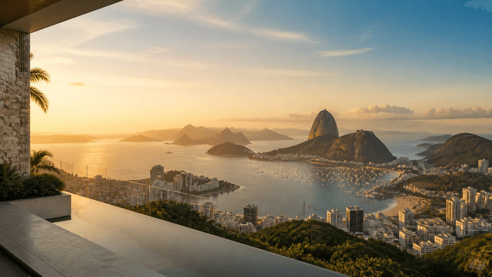 Interior de imóvel residencial no Rio de Janeiro